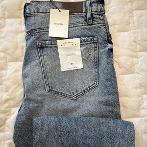 High rise wide leg distressed boyfriend Jeans from VICI site